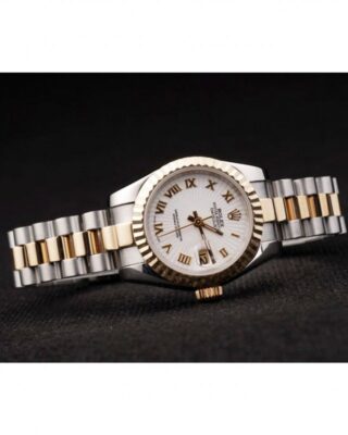 Superclone Datejust White Dial SRL104 Close-Up Focus