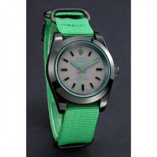 Milgauss Green Dial 622004 Angle Detail