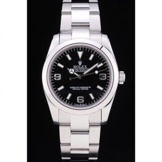 Superclone Explorer Black Dial SRL156 14270 Perspective View