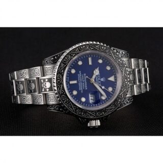 Superclone Submariner Blue Dial 1454091 Close-Up Focus