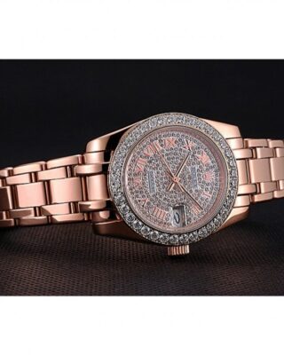 Datejust Diamond Dial 622836 Close-Up Focus