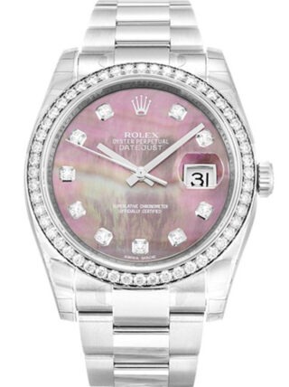 Datejust Mother of Pearl - Black Dial 116244
