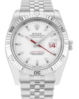 Datejust Turn-O-Graph White Dial 116264-2
