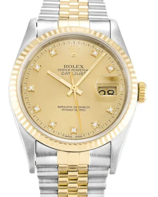 Datejust Champagne Diamonds Dial 16233