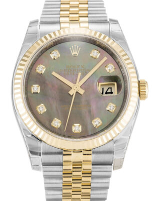 Datejust Mother of Pearl - Black Dial 116233