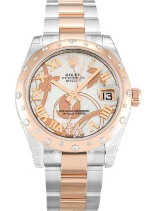 Lady-Datejust White Floral Dial 178341