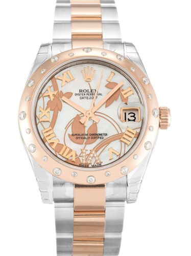 Lady-Datejust White Floral Dial 178341
