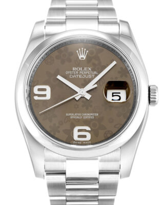 Datejust Brown Floral Dial 116200