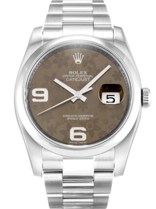 Datejust Brown Floral Dial 116200