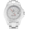 Fake Rolex Yacht-Master 35mm Silver Dial 169622