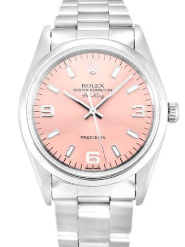 Air-King Pink Dial 14000-2