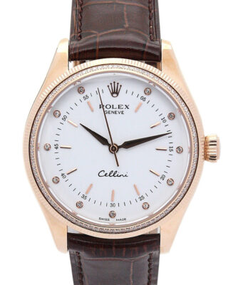 Cellini White Dial 5310 Rose Gold