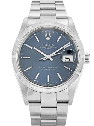 Oyster Perpetual Date Blue Dial 15210