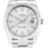 Fake Rolex Oyster Perpetual Date 34mm Silver Dial 115210
