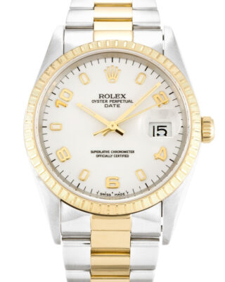 Oyster Perpetual Date White Dial 15223