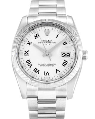 Oyster Perpetual Date White Dial 115210