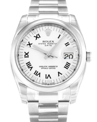 Oyster Perpetual Date White Dial 115200