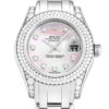 Fake Rolex Pearlmaster 36mm Mother of Pearl - Pink Dial 80359