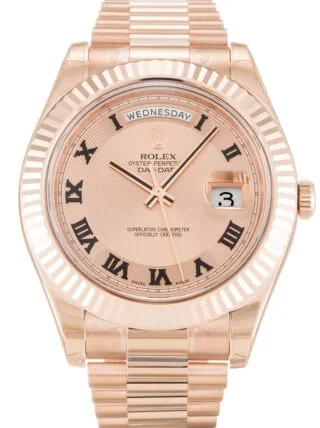 Day-Date II Rose Dial 218235