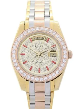 Day-Date Yellow gold with Diamonds Dial 118346