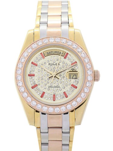Day-Date Yellow gold with Diamonds Dial 118346