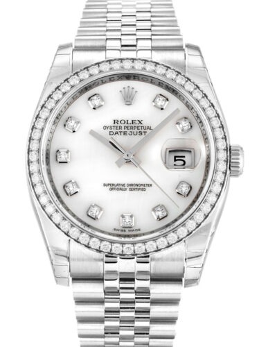 Datejust Mother of Pearl - White Dial 116244