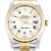 Fake Rolex Datejust 36mm White Dial 16233