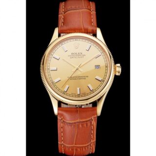 Superclone Datejust Gold Dial REP016818 Perspective View