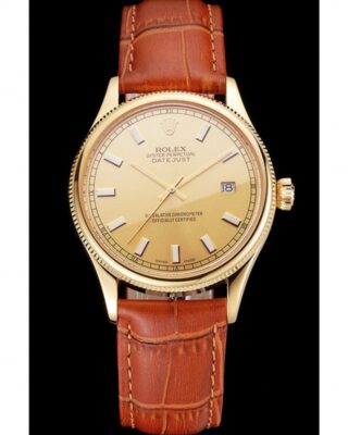 Superclone Datejust Gold Dial REP016818 Perspective View