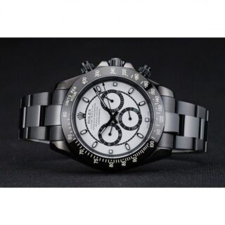 Daytona White Dial 1454249 Close-Up Focus