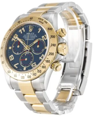 Daytona Blue Dial 116523 Angle Detail