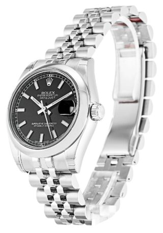 Lady-Datejust Black Dial 178240-3 Perspective View