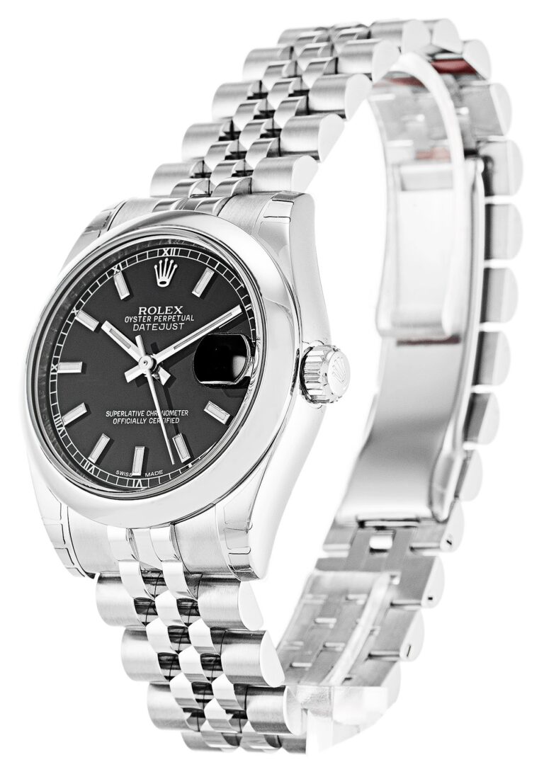 Lady-Datejust Black Dial 178240-3 Perspective View