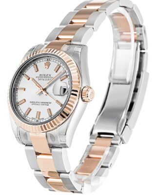 Datejust Mid-Size Silver Dial 178271 Perspective View