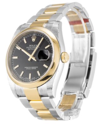 Datejust Black Dial 116203 Perspective View