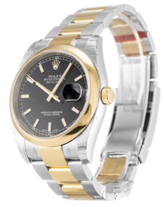 Datejust Black Dial 116203 Perspective View