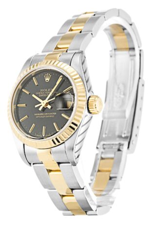 Lady-Datejust Black Dial 69173 Perspective View