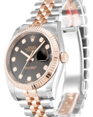 Datejust Black Dial 116231-3 Perspective View