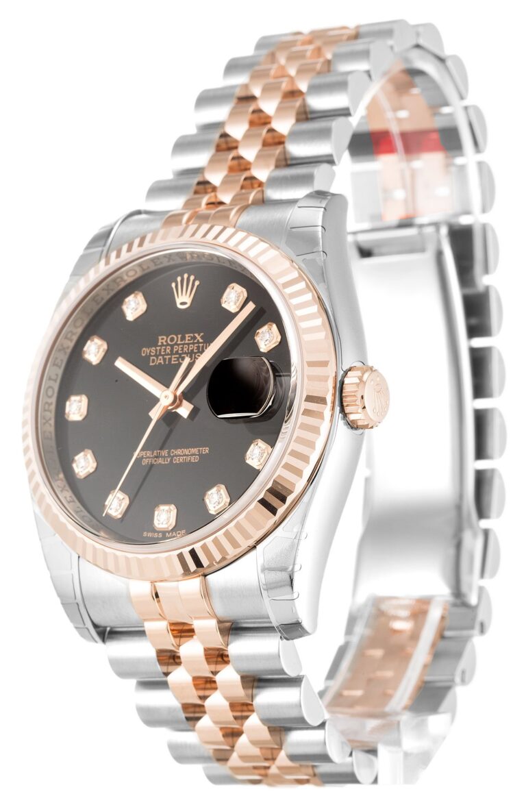 Datejust Black Dial 116231-3 Perspective View