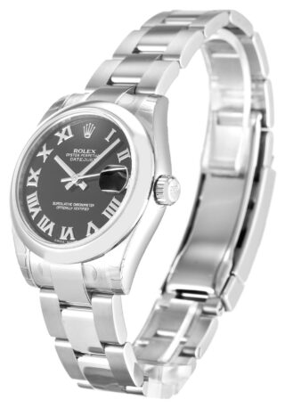 Lady-Datejust Black Dial 178240 Perspective View
