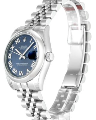 Lady-Datejust Blue Dial 178240 Jubilee Perspective View