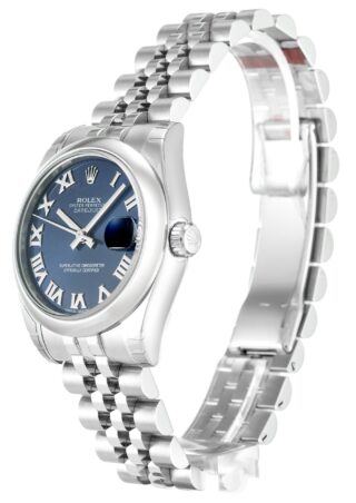 Lady-Datejust Blue Dial 178240 Jubilee Perspective View