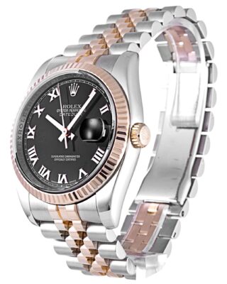 Datejust Black Dial 116231 Perspective View