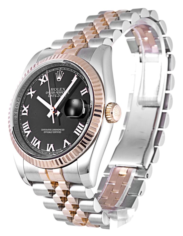 Datejust Black Dial 116231 Perspective View