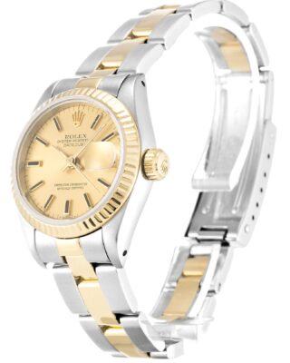 Lady-Datejust Champagne Dial 69173-2 Perspective View