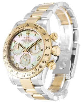 Daytona Mother of Pearl - Black Dial 116523 Perspective View