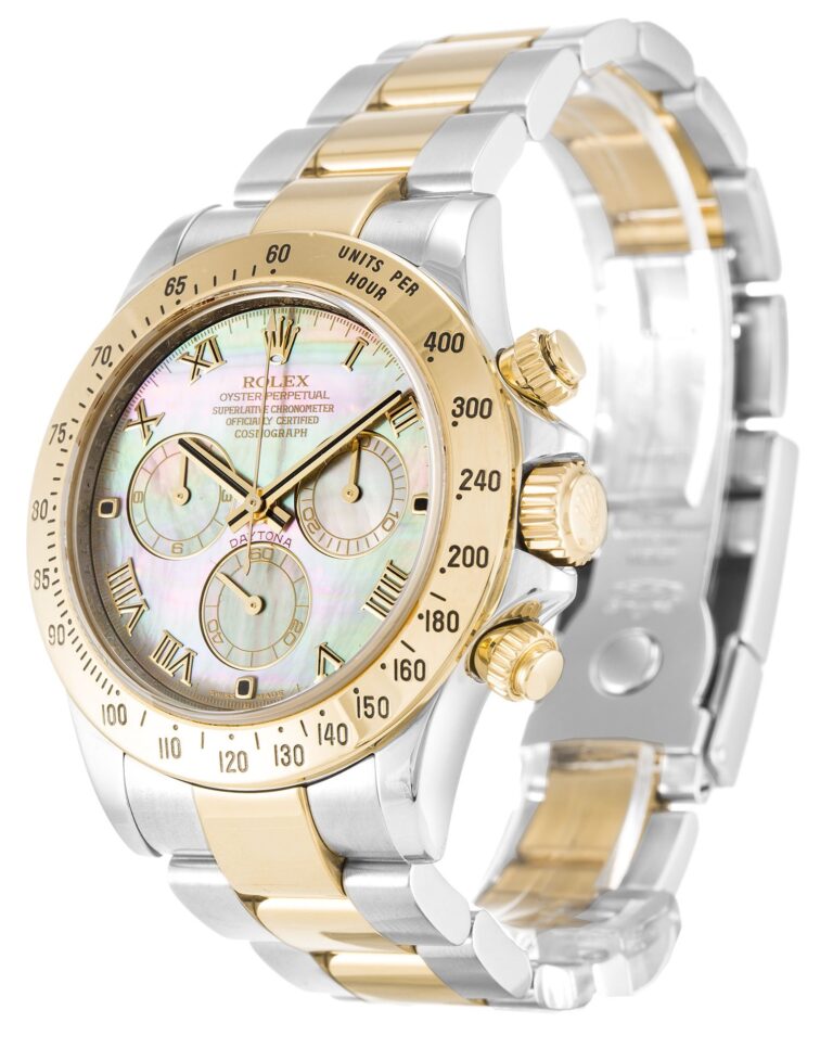 Daytona Mother of Pearl - Black Dial 116523 Perspective View