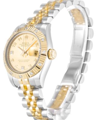 Lady-Datejust Champagne Dial 179313 Perspective View