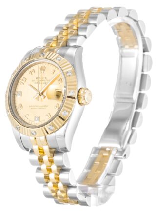 Lady-Datejust Champagne Dial 179313 Perspective View