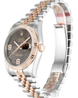 Datejust Chocolate Floral Dial 116231 Perspective View
